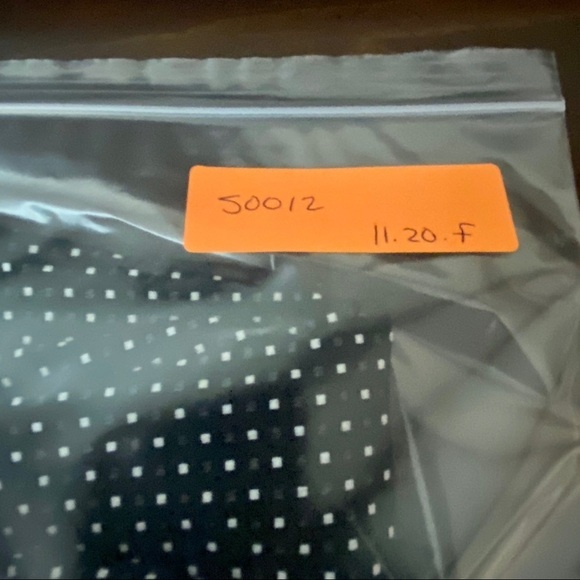 Square Black and White Hook & Bar Polka Dot Ankle Pant Size 14 Career Work - Picture 10 of 10